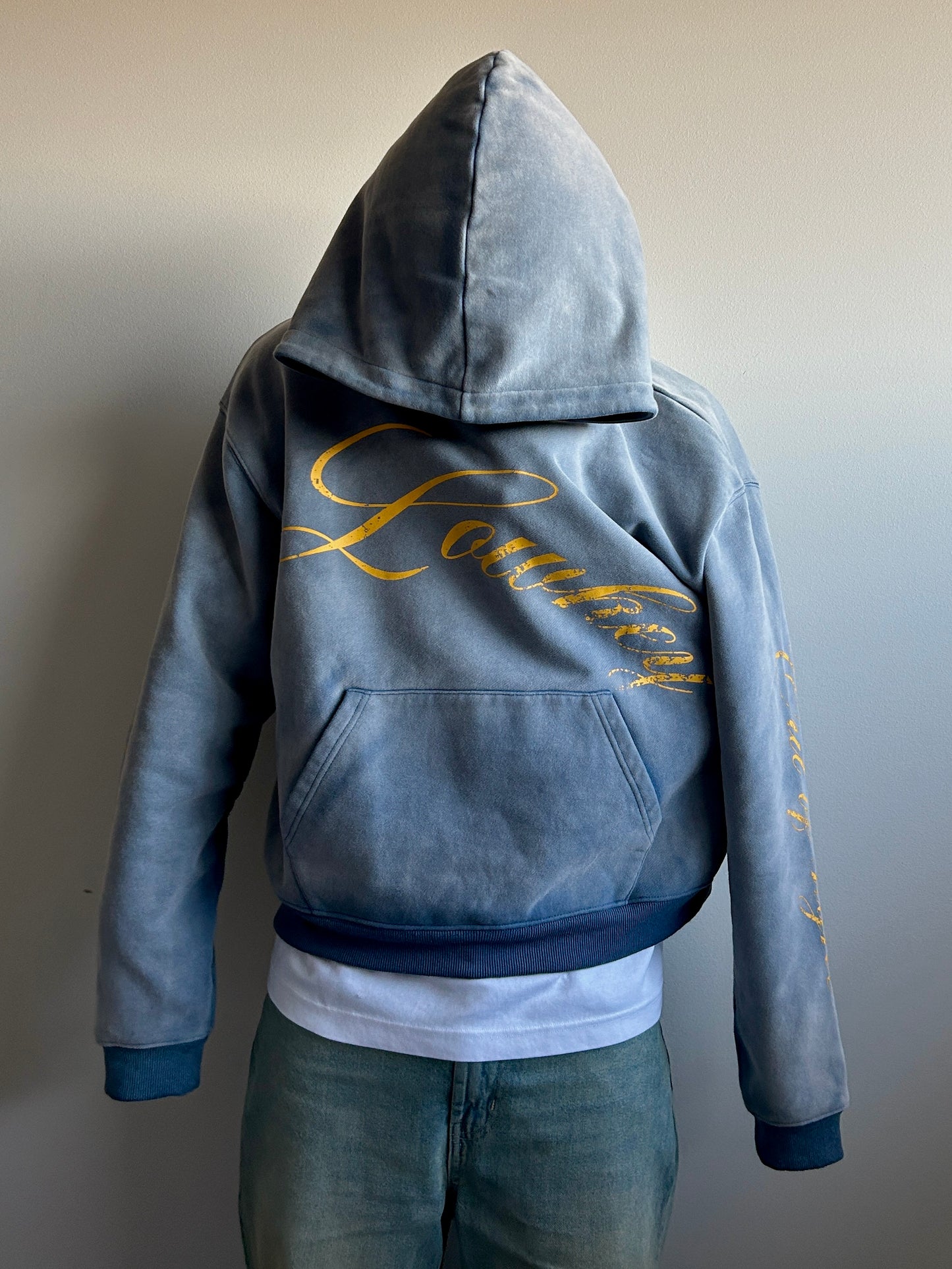 WASHED BLUE HOODIE