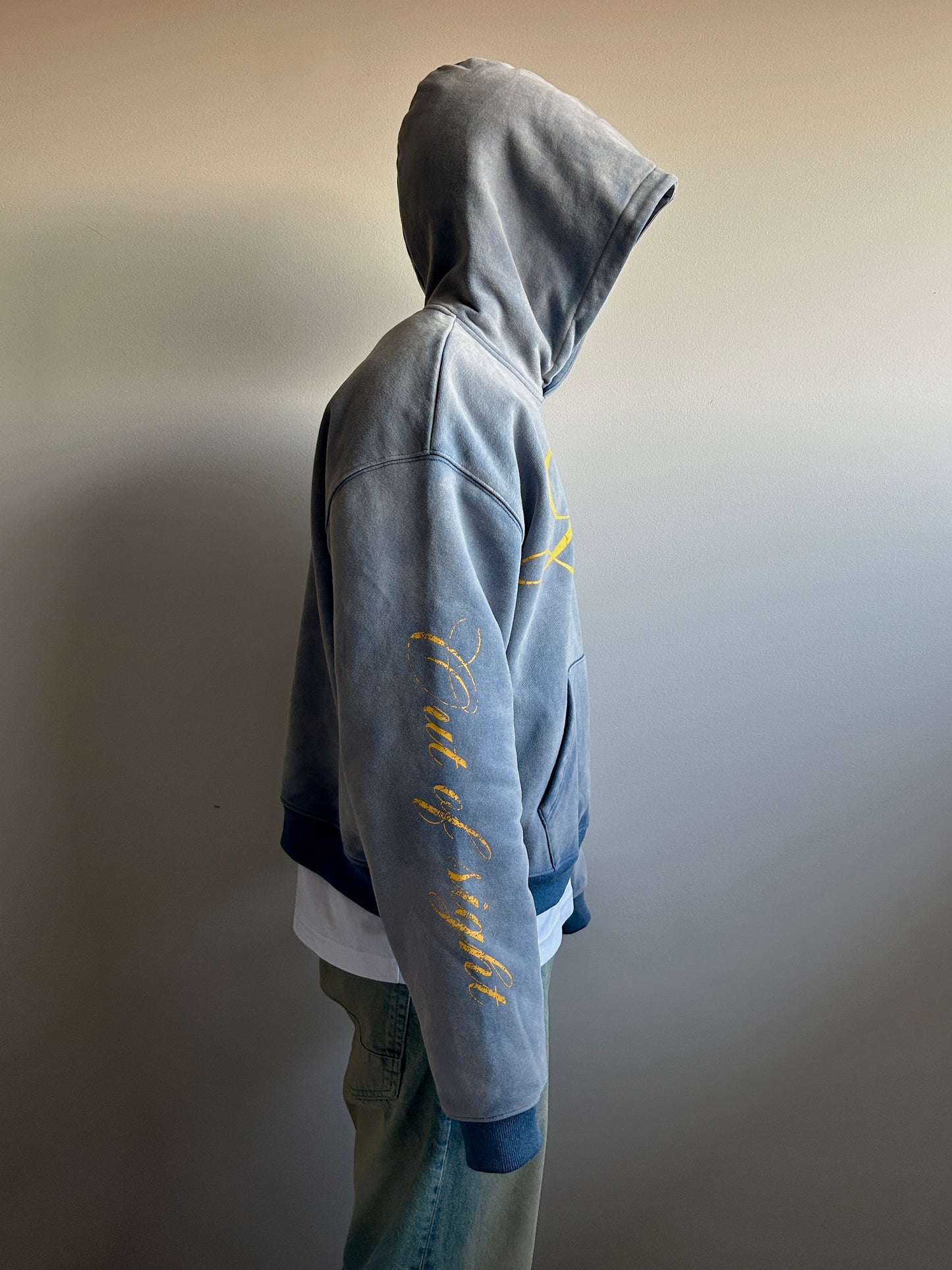 WASHED BLUE HOODIE
