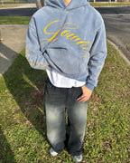 WASHED BLUE HOODIE